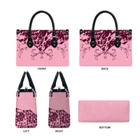 Cowboys Wild West Leather Bag Pink Cow Prints - Wonder Print Shop