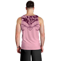 Cowboys Wild West Men Tank Top Pink Cow Prints - Wonder Print Shop