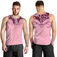 Cowboys Wild West Men Tank Top Pink Cow Prints - Wonder Print Shop