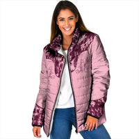 Cowboys Wild West Padded Jacket Pink Cow Prints - Wonder Print Shop