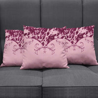 Cowboys Wild West Pillow Cover Pink Cow Prints - Wonder Print Shop