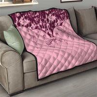 Cowboys Wild West Quilt Pink Cow Prints - Wonder Print Shop