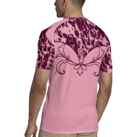 Cowboys Wild West Rugby Jersey Pink Cow Prints - Wonder Print Shop