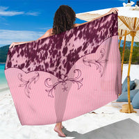 Cowboys Wild West Sarong Pink Cow Prints - Wonder Print Shop