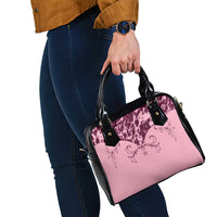 Cowboys Wild West Shoulder Handbag Pink Cow Prints - Wonder Print Shop