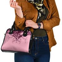 Cowboys Wild West Shoulder Handbag Pink Cow Prints - Wonder Print Shop