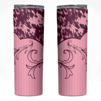Cowboys Wild West Skinny Tumbler Pink Cow Prints - Wonder Print Shop