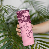Cowboys Wild West Skinny Tumbler Pink Cow Prints - Wonder Print Shop