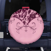 Cowboys Wild West Spare Tire Cover Pink Cow Prints - Wonder Print Shop