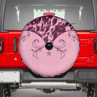 Cowboys Wild West Spare Tire Cover Pink Cow Prints - Wonder Print Shop