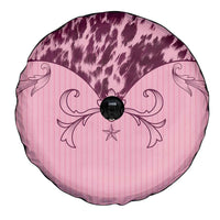 Cowboys Wild West Spare Tire Cover Pink Cow Prints - Wonder Print Shop