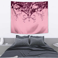 Cowboys Wild West Tapestry Pink Cow Prints - Wonder Print Shop