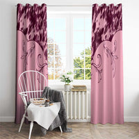 Cowboys Wild West Window Curtain Pink Cow Prints - Wonder Print Shop