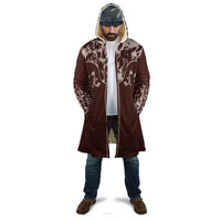 Cowboys Wild West Cloak Dark Brown Cow Prints - Wonder Print Shop