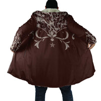 Cowboys Wild West Cloak Dark Brown Cow Prints - Wonder Print Shop