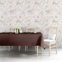 Cowboys Wild West Tablecloth Dark Brown Cow Prints - Wonder Print Shop