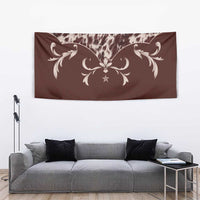 Cowboys Wild West Tapestry Dark Brown Cow Prints - Wonder Print Shop