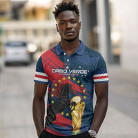 Cape Verde - WC2026 Dark Horse Custom Polo Shirt Our Time Our Story