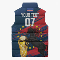 Cape Verde - WC2026 Dark Horse Custom Sleeveless Puffer Jacket Our Time Our Story