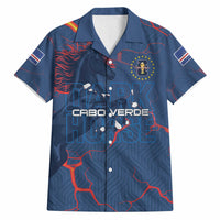 Cape Verde Football WC26 Custom Hawaiian Shirt Dark Horse Rising