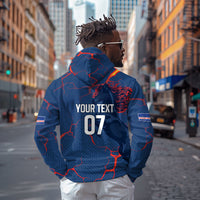 Cape Verde Football WC26 Custom Hoodie Dark Horse Rising