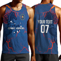 Cape Verde Football WC26 Custom Men Tank Top Dark Horse Rising