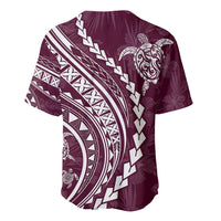 Polynesian Pride Baseball Jersey Turtle Hibiscus Luxury Style - Champagne LT7 - Wonder Print Shop