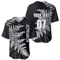 Personalised New Zealand Rugby Baseball Jersey World Cup 2023 Silver Fern Champions LT7 - Wonder Print Shop