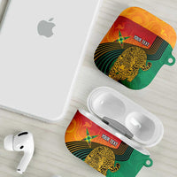 Guyana Cricket Amazon Warriors Personalized AirPods Case Fierce Jaguars - Wonder Print Shop