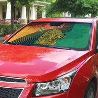 Guyana Cricket Amazon Warriors Personalized Auto Sun Shade Fierce Jaguars - Wonder Print Shop