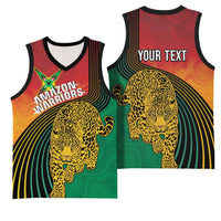 Guyana Cricket Amazon Warriors Personalized Basketball Jersey Fierce Jaguars - Wonder Print Shop