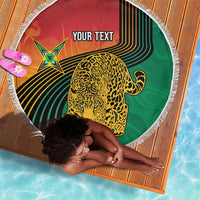 Guyana Cricket Amazon Warriors Personalized Beach Blanket Fierce Jaguars - Wonder Print Shop