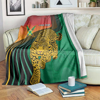 Guyana Cricket Amazon Warriors Personalized Blanket Fierce Jaguars - Wonder Print Shop