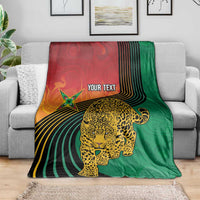 Guyana Cricket Amazon Warriors Personalized Blanket Fierce Jaguars - Wonder Print Shop
