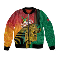 Guyana Cricket Amazon Warriors Personalized Bomber Jacket Fierce Jaguars - Wonder Print Shop