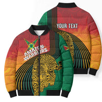 Guyana Cricket Amazon Warriors Personalized Bomber Puffer Jacket Fierce Jaguars - Wonder Print Shop