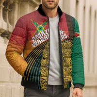 Guyana Cricket Amazon Warriors Personalized Bomber Puffer Jacket Fierce Jaguars - Wonder Print Shop