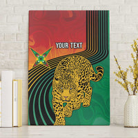 Guyana Cricket Amazon Warriors Personalized Canvas Wall Art Fierce Jaguars - Wonder Print Shop