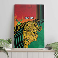 Guyana Cricket Amazon Warriors Personalized Canvas Wall Art Fierce Jaguars - Wonder Print Shop