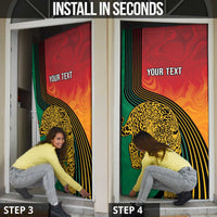 Guyana Cricket Amazon Warriors Personalized Door Cover Fierce Jaguars - Wonder Print Shop