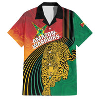 Guyana Cricket Amazon Warriors Personalized Hawaiian Shirt Fierce Jaguars - Wonder Print Shop