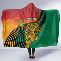 Guyana Cricket Amazon Warriors Personalized Hooded Blanket Fierce Jaguars - Wonder Print Shop