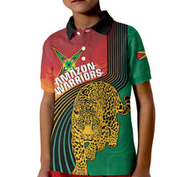 Guyana Cricket Amazon Warriors Personalized Kid Polo Shirt Fierce Jaguars - Wonder Print Shop