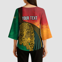 Guyana Cricket Amazon Warriors Personalized Kimono Sleeve Blouse Fierce Jaguars - Wonder Print Shop