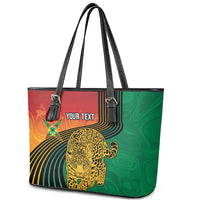 Guyana Cricket Amazon Warriors Personalized Leather Tote Bag Fierce Jaguars - Wonder Print Shop