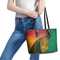 Guyana Cricket Amazon Warriors Personalized Leather Tote Bag Fierce Jaguars - Wonder Print Shop
