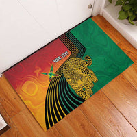 Guyana Cricket Amazon Warriors Personalized Rubber Doormat Fierce Jaguars - Wonder Print Shop