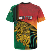 Guyana Cricket Amazon Warriors Personalized Rugby Jersey Fierce Jaguars - Wonder Print Shop
