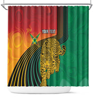 Guyana Cricket Amazon Warriors Personalized Shower Curtain Fierce Jaguars - Wonder Print Shop