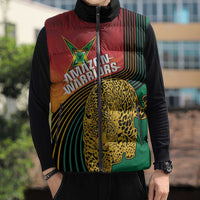 Guyana Cricket Amazon Warriors Personalized Sleeveless Puffer Jacket Fierce Jaguars - Wonder Print Shop